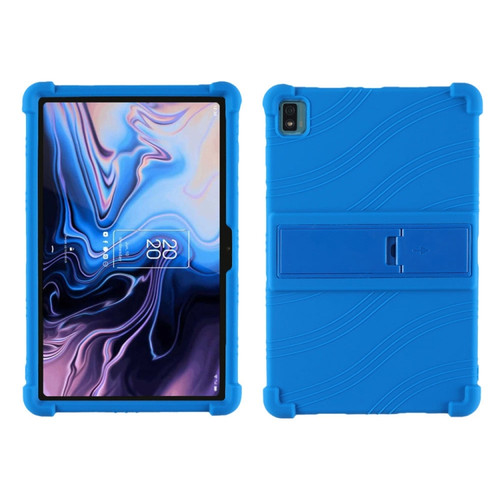 TCL 10 Tab Max 10.36 inch Silicone Tablet Protective Case with Invisible Bracket - Blue