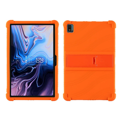 TCL 10 Tab Max 10.36 inch Silicone Tablet Protective Case with Invisible Bracket - Orange