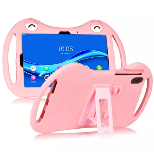 TCL 10 TabMax 4G 9295G Cartoon Silicone Shockproof Protective Tablet Case - Pink