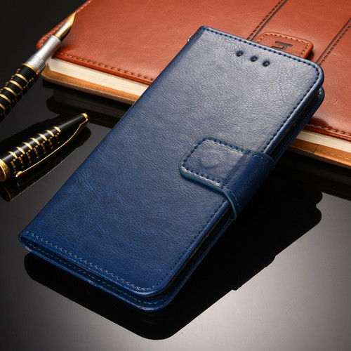 TCL 20 Pro 5G Crystal Texture Leather Phone Case - Royal Blue