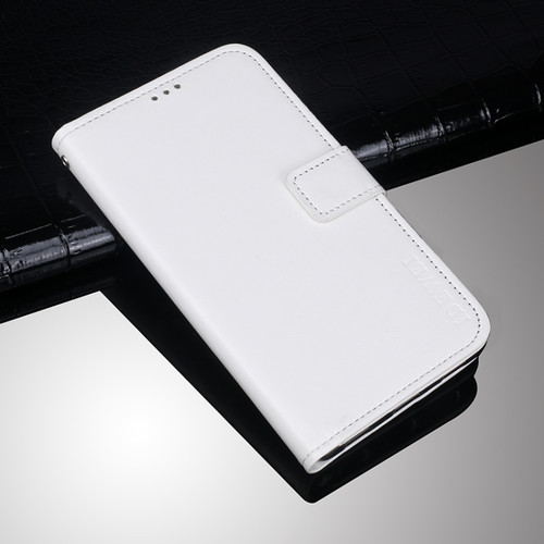 TCL 20 Pro 5G idewei Crazy Horse Texture Horizontal Flip Leather Case with Holder & Card Slots & Wallet - White