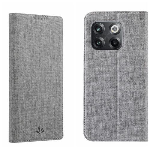 OnePlus 10T 5G/Ace Pro 5G ViLi DMX Series TPU + PU Shockproof Leather Phone Case - Grey