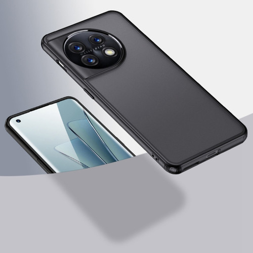 OnePlus 11 5G Armor Clear TPU Hard PC Phone Case - Matte Black