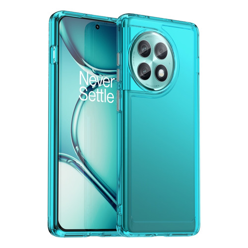 OnePlus Ace 2 Pro Candy Series TPU Phone Case - Transparent Blue
