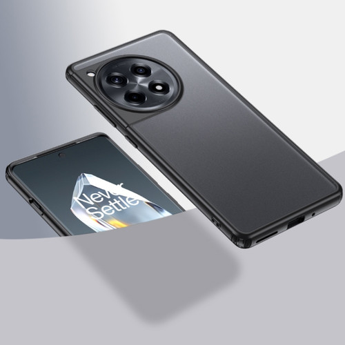OnePlus Ace 3 5G Armor Clear TPU Hard PC Phone Case - Matte Black