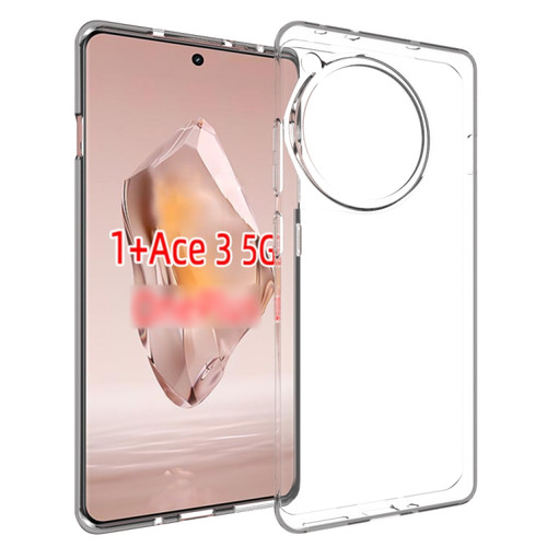 OnePlus Ace 3 5G Waterproof Texture TPU Phone Case - Transparent