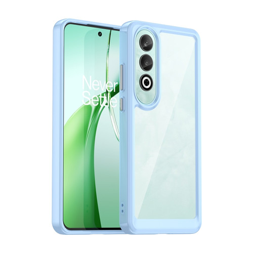 OnePlus Nord CE4 Colorful Series Acrylic Hybrid TPU Phone Case - Blue