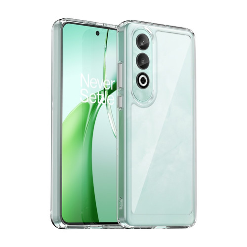 OnePlus Nord CE4 Colorful Series Acrylic Hybrid TPU Phone Case - Transparent