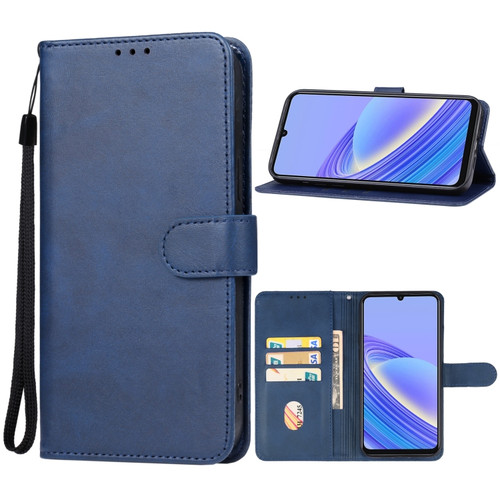 TCL 40 SE Leather Phone Case - Blue