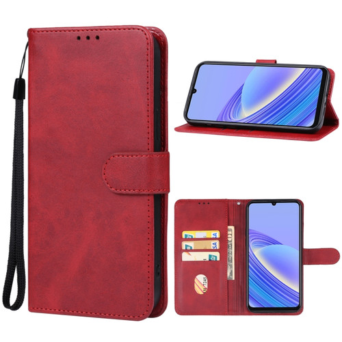 TCL 40 SE Leather Phone Case - Red