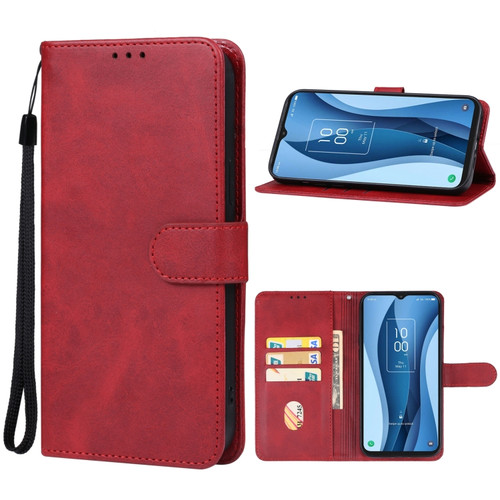 TCL 40 X Leather Phone Case - Red