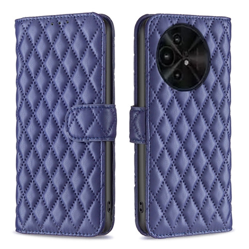 TCL 50 XE/50 XL 5G Diamond Lattice Wallet Flip Leather Phone Case - Blue