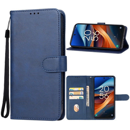 TCL 50 XL 5G Leather Phone Case - Blue