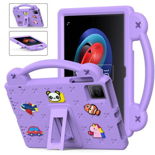 TCL Tab 10 Gen2 10.36 2023 Handle Kickstand Children EVA Shockproof Tablet Case - Light Purple
