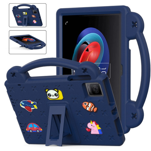 TCL Tab 10 Gen2 10.36 2023 Handle Kickstand Children EVA Shockproof Tablet Case - Navy Blue