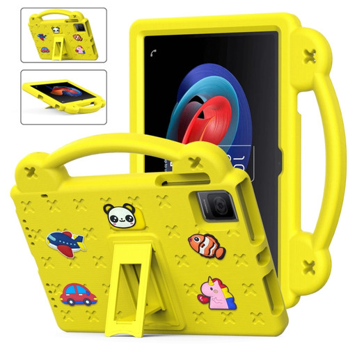 TCL Tab 10 Gen2 10.36 2023 Handle Kickstand Children EVA Shockproof Tablet Case - Yellow