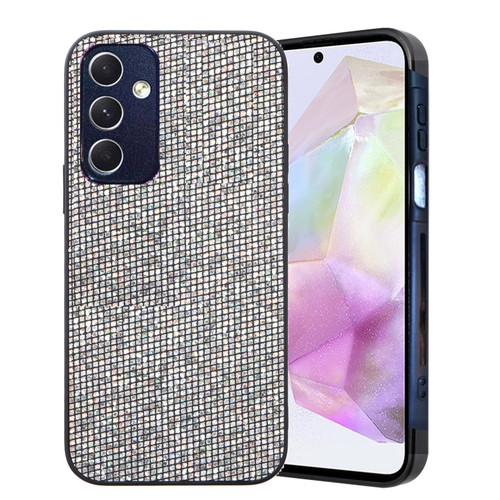 Samsung Galaxy A15 5G / 4G Glitter Powder TPU Hybrid PC Phone Case - Silver