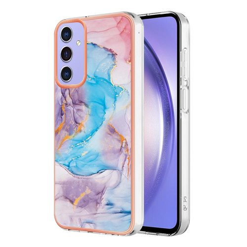 Samsung Galaxy A15 5G Electroplating IMD TPU Phone Case - Blue Marble