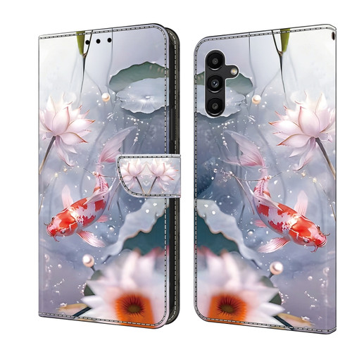 Samsung Galaxy A35 5G Crystal Painted Leather Phone case - Koi