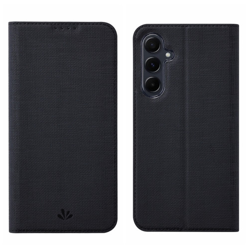 Samsung Galaxy A35 5G ViLi DMX Series TPU + PU Leather Magnetic Phone Case - Black