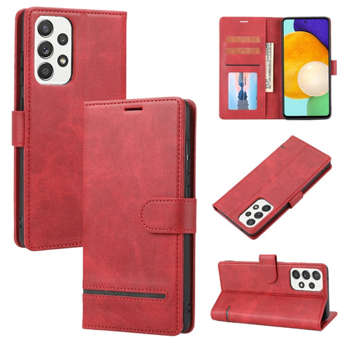 Samsung Galaxy A52 5G / 4G Classic Wallet Flip Leather Phone Case - Red