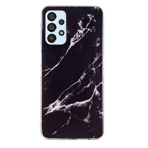 Samsung Galaxy A52 5G / 4G IMD Marble Pattern TPU Phone Case - Black