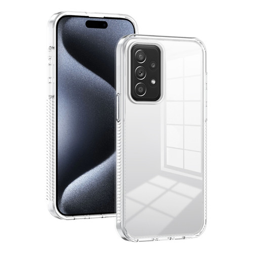 Samsung Galaxy A52 5G 2.5mm Anti-slip Clear Acrylic Hybrid TPU Phone Case - Transparent