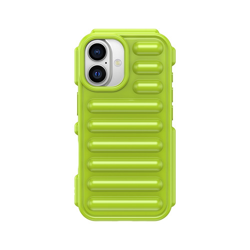 iPhone 16 Capsule Series Candy Color TPU Phone Case - Green