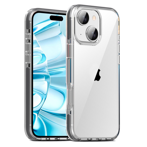 iPhone 16 TPE Airbag TPU+ PC Full Coverage Phone Case - Grey