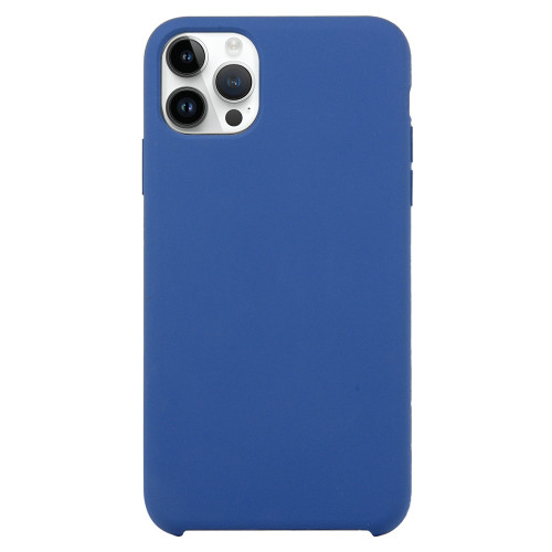 iPhone 16 Pro Max Solid Silicone Phone Case - Blue