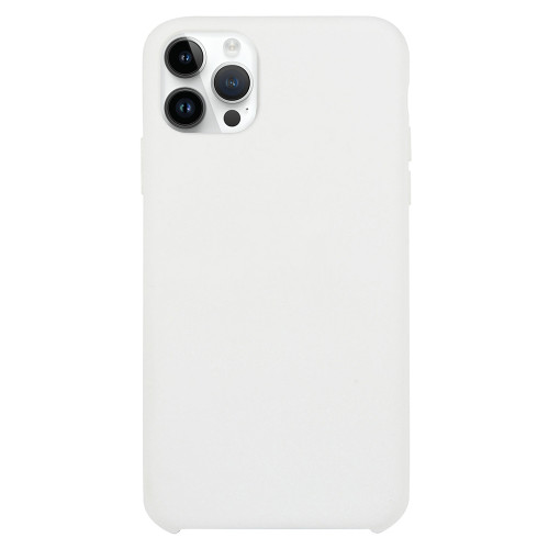 iPhone 16 Pro Max Solid Silicone Phone Case - White