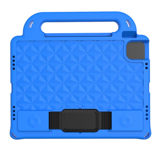 iPad Pro 11 2022 / 2021 Diamond Series EVA Anti-Fall Shockproof Sleeve Protective Shell Tablet Case with Holder & Strap - Blue