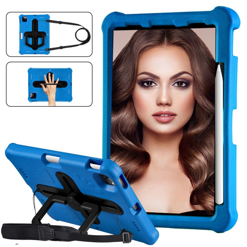 Shield 360 Rotation Handle EVA Shockproof PC Tablet Case iPad Pro 11 2018/2020/2021/Air 4/Air 5 10.9 - Blue Black
