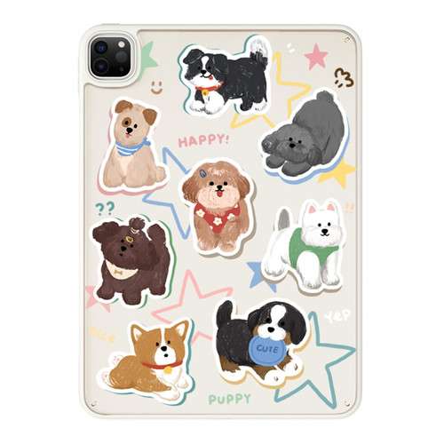 iPad Pro 11 2022 / 2021 / 2020 Painted Acrylic Tablet Case - Star Puppy