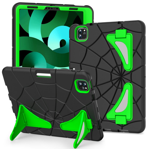iPad Pro 11 2018/2020/2021 / Air5 10.9 2022 / Air4 10.9 2020 Shockproof Protective Tablet Case - Black+Green