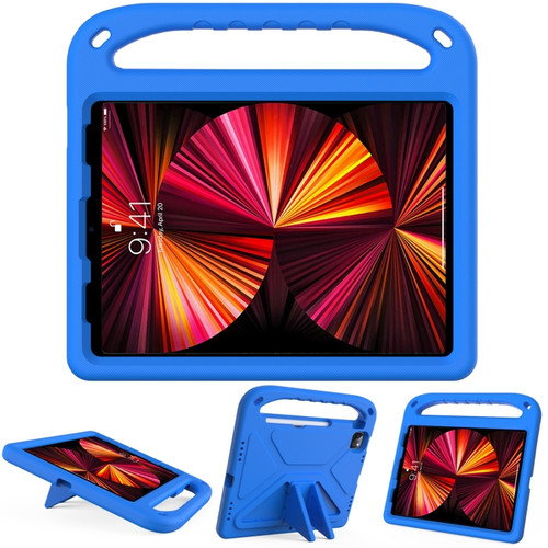 Handle Portable EVA Shockproof Protective Tablet Case with Triangle Holder iPad Pro 11 2022 / 2021/2020/2018 / iPad Air 2020 / Air 2022 10.9 - Blue