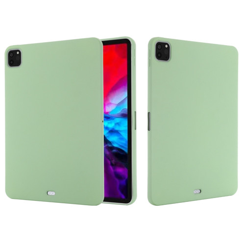 iPad Pro 11 2022 / 2021 Pure Color Liquid Silicone Shockproof Full Coverage Tablet Case - Green