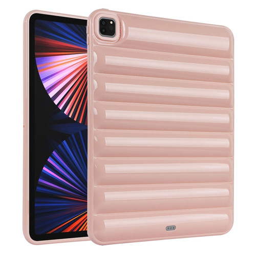 iPad Pro 12.9 2022 / 2021 Eiderdown Cushion Shockproof Tablet Case - Pink