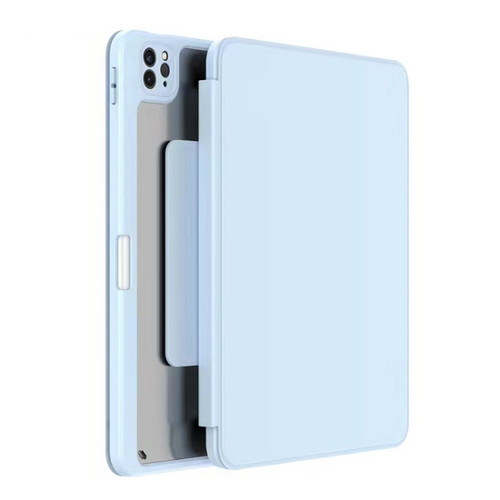 iPad Pro 12.9 2022 / 2021 / 2020 / 2018 Mutural Jianshang Series Tablet Leather Smart Case - Sky Blue