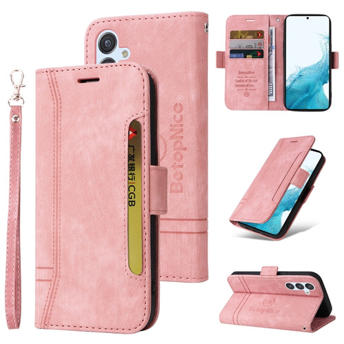 Samsung Galaxy A54 5G BETOPNICE Dual-side Buckle Leather Phone Case - Pink