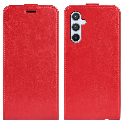 Samsung Galaxy A54 5G R64 Texture Vertical Flip Leather Phone Case - Red