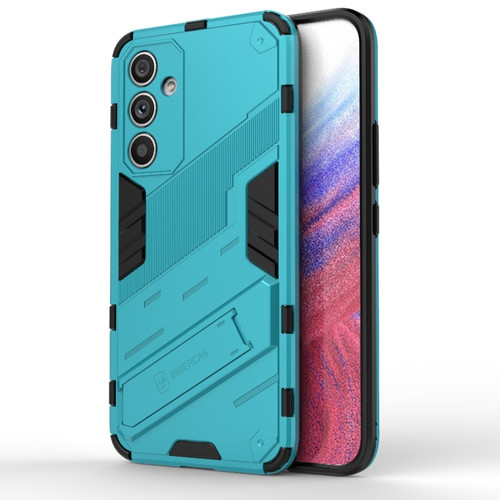 Samsung Galaxy A54 5G Punk Armor 2 in 1 PC + TPU Phone Case - Blue