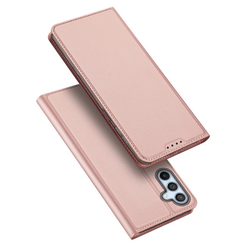 Samsung Galaxy A54 5G DUX DUCIS Skin Pro Series Flip Leather Phone Case - Rose Gold