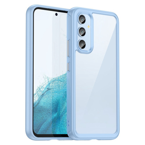 Samsung Galaxy A54 5G Colorful Series Acrylic + TPU Phone Case - Blue