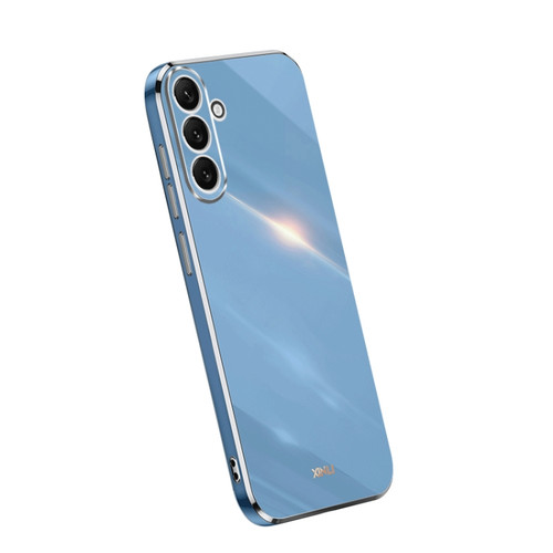 Samsung Galaxy A54 5G XINLI Straight Edge 6D Electroplate TPU Phone Case - Celestial Blue