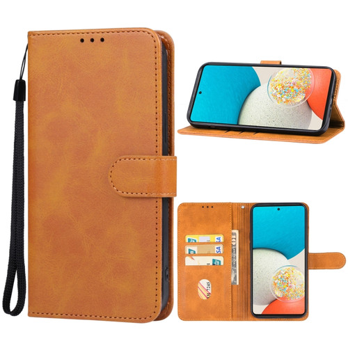 Samsung Galaxy A54 5G Leather Phone Case - Brown