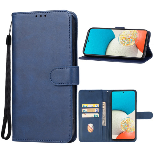 Samsung Galaxy A54 5G Leather Phone Case - Blue