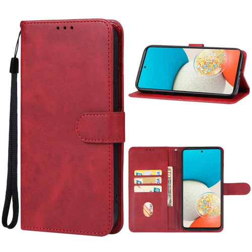 Samsung Galaxy A54 5G Leather Phone Case - Red