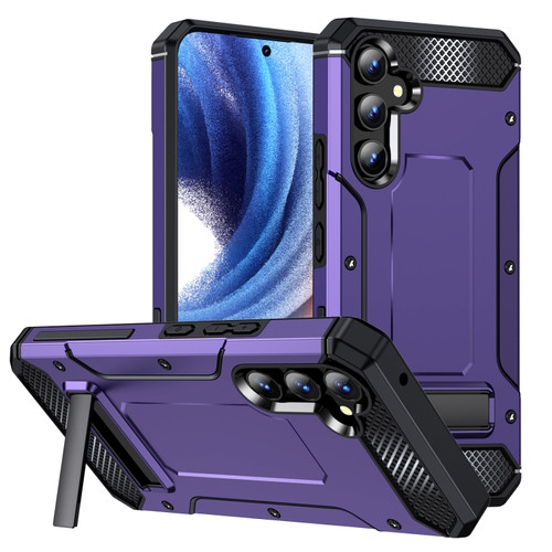 Samsung Galaxy A54 5G Matte Holder Phone Case - Purple