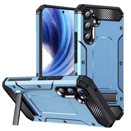 Samsung Galaxy A54 5G Matte Holder Phone Case - Space Blue